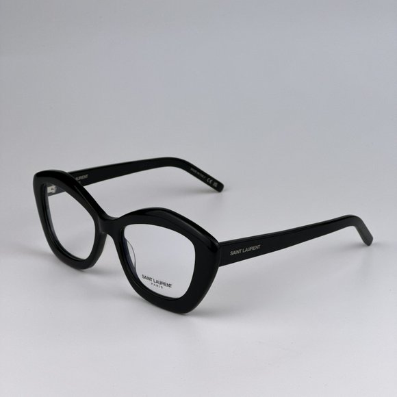 Saint Laurent SL68OPT 001 BRAND NEW Eyeglasses Black Cat Eye Women - Picture 10 of 14